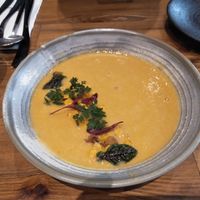 Yam and corn potage. at Duli in Shanghai