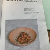 Menu at Duli in Shanghai