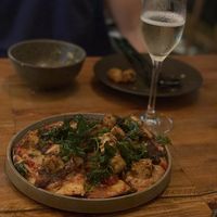 Gongbao pizza at Duli in Shanghai