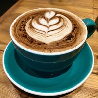 Beautiful oat mocha latte   at Duli in Shanghai