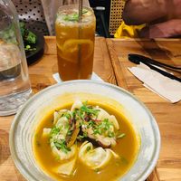 My fav dish - wonton soup at Duli in Shanghai