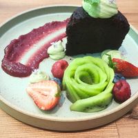 Chocolate cake at Duli in Shanghai