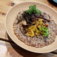 Mushroom risotto, the weakest thing on the menu at Duli in Shanghai