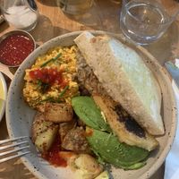 Vegan gluten free breakfast   at Bakers & Roasters in Amsterdam