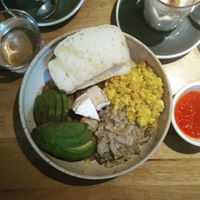 vegan brekkie at Bakers & Roasters in Amsterdam