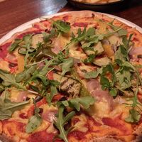 Garden club pizza with vegan cheese 👌🏻 at The Balavoulin in Aviemore