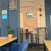 interior at The Brick Coffee Factory in Lodz