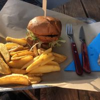 Vegan vega burger at DAVO in Deventer