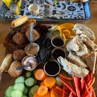 The vegaplank (and the last pieces of the vegaburger)  at DAVO in Deventer