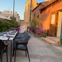Outside seats (terraza) at Sota De Copes in Tarragona