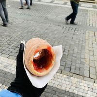 Strawberry jam trlndnik!  at Sweet Dreams in Prague