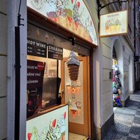 Store from the outside at Sweet Dreams in Prague