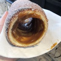 With extra caramel sauce  at Sweet Dreams in Prague