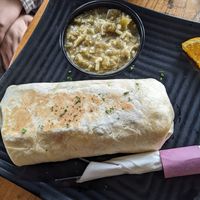 Vegan breakfast burrito at The Exchange in Colorado Springs