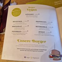 Vegan burger menu at Hans Im Glück - Mercedes Platz in Berlin