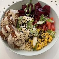 Superfood Bowl at Tahina Bite in Budapest