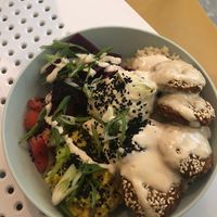 Super Food Bowl at Tahina Bite in Budapest