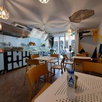 Inside at Tahina Bite in Budapest