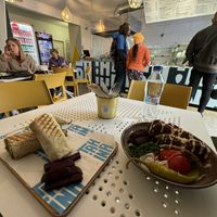 Delicious vegan food 🌱💚  at Tahina Bite in Budapest