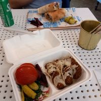 Falafel Tacos at Tahina Bite in Budapest