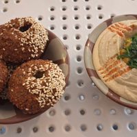 Falafels caprichados at Tahina Bite in Budapest