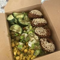 Create it yourself bowl to take away   at Tahina Bite in Budapest