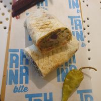 Classic falafel wrap at Tahina Bite in Budapest