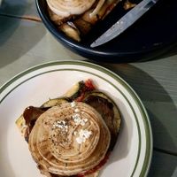 Candiac pizza - close-up at Chez Valerie 셰 발레리 in Seoul