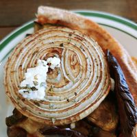 Candiac pizza slice at Chez Valerie 셰 발레리 in Seoul