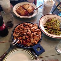 Lasagne, pasta, mushroom pizza at Chez Valerie 셰 발레리 in Seoul