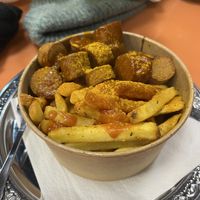 Vegan Berliner Currywurst  at Dönermeister - Neubaugürtel in Vienna
