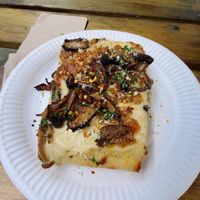 Wild mushroom pizza at Only  in Hull