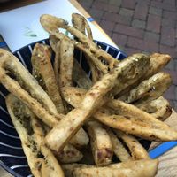 Zaatar sticks   at Mazel Tov in Budapest