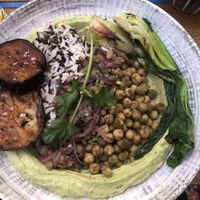 Hummus bowl   at Mazel Tov in Budapest