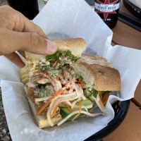 Bahn Mi Sandwich!  at 4e Winery in Mapleton