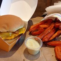 Mushroom BBQ bacon burger at PLNT Burger - Florida Ave in Washington