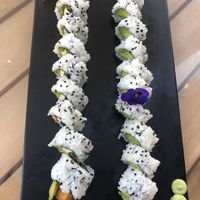 Q+V roll & avocado roll at Indah Sushi in Whitefish