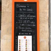 menu at Be my Cookie in Bordeaux