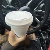 Horchata w/Doggo • Compostable Drinkware  at Flacos in Berkeley