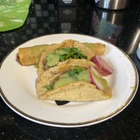 Tacos 🌮 Before Being Devoured 😛 (Mild Sauce)  at Flacos in Berkeley