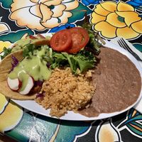 Vegan Tacos - Full Plate @ FLACOS  at Flacos in Berkeley