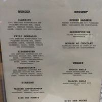 Burger and Falafel at Curry in Dusseldorf