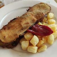 Cachopo vegetariano at Sidrería Restaurante El Puerto in Llanes