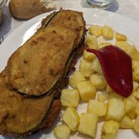 Cachopo vegetariano at Sidrería Restaurante El Puerto in Llanes