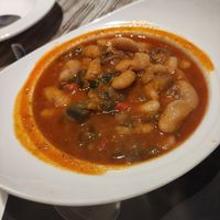 Fabada vegana at Sidrería Restaurante El Puerto in Llanes