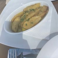 garlic and lemon potatoes   at Cool Peppers in Zakynthos
