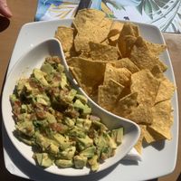 Avocado dip (vegan because there is no cheese, as requested)  at Cool Peppers in Zakynthos