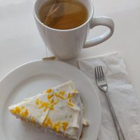 Lemon cake at Copenhagen Café in Tarpon Springs