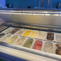 3 DF sorbets   at Copenhagen Café in Tarpon Springs