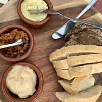 Humus and tapenade  at Stoof in Sneek